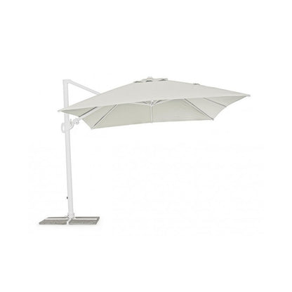 Parasol Eden blanc/naturel 300x400xh260 cm