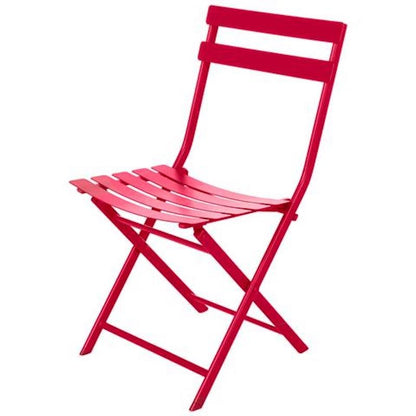 Couleur de la chaise de jardin pliante : rouge