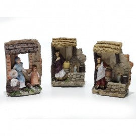 Décor pour crèches 6x h10 cm Assorti 1 pièce