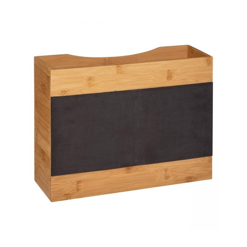 Organisateur de cuisine en bambou naturel AIMANTE 31x8,5x h25 cm