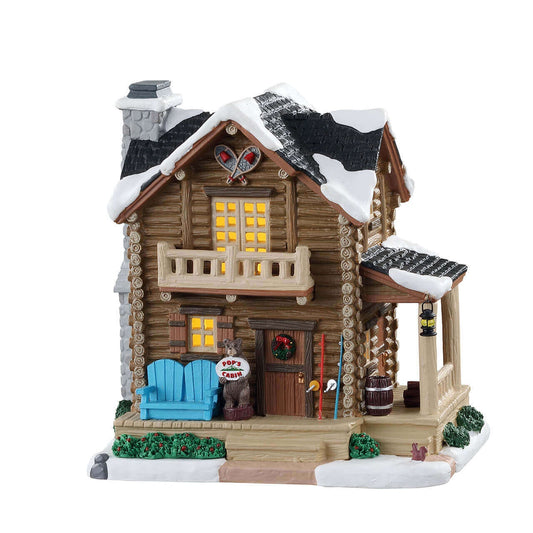 Lemax Pop'S Cabin - La cabane de Pop pour le village de Noël