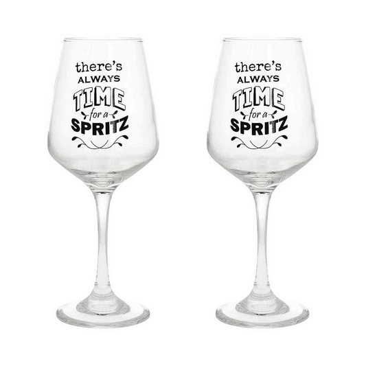 Lot de 2 verres à Spritz en verre transparent CC420 Let'S Party Line