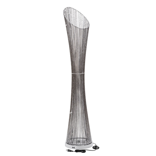 Colonne Évasée ATS Argent 100 LED H140cm Guirlande Lumineuse