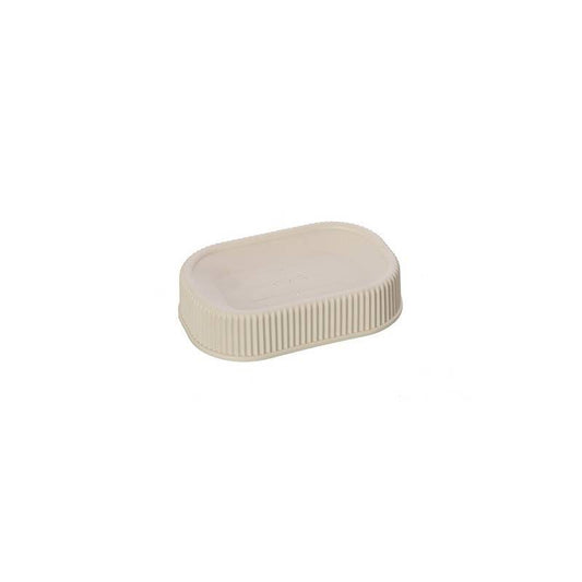 Porte-savon en plastique blanc crème Colorado