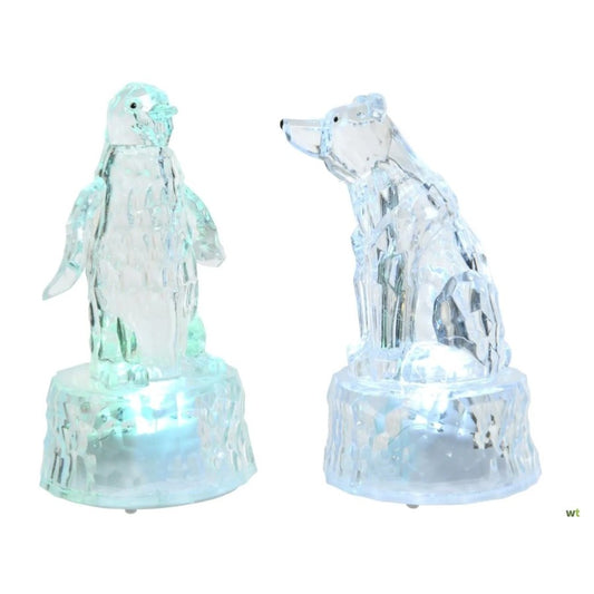 Ours en peluche/pingouin avec LED