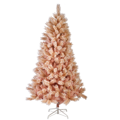 Sapin de Noël Paris rose Ø130 x H 210 cm