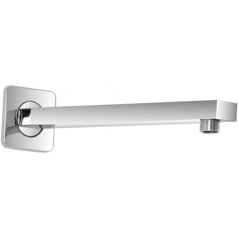 Bras de douche carré Feridras 25 cm platine 416004