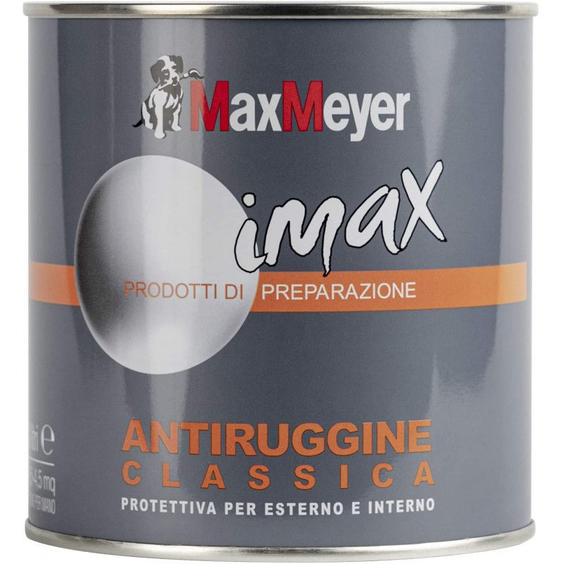 Émail antirouille gris classique Maxmayer 0,50 L - Code 162717C400001