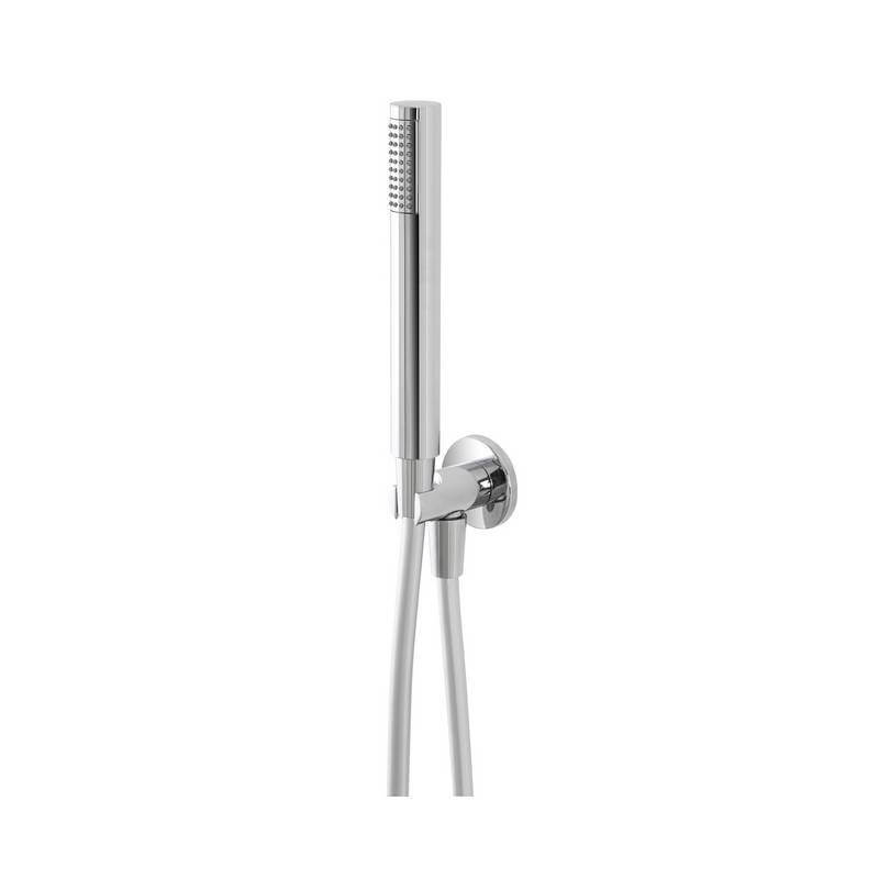 Ensemble de douche duplex rond avec raccordement d'eau et flexible - Série Platinum