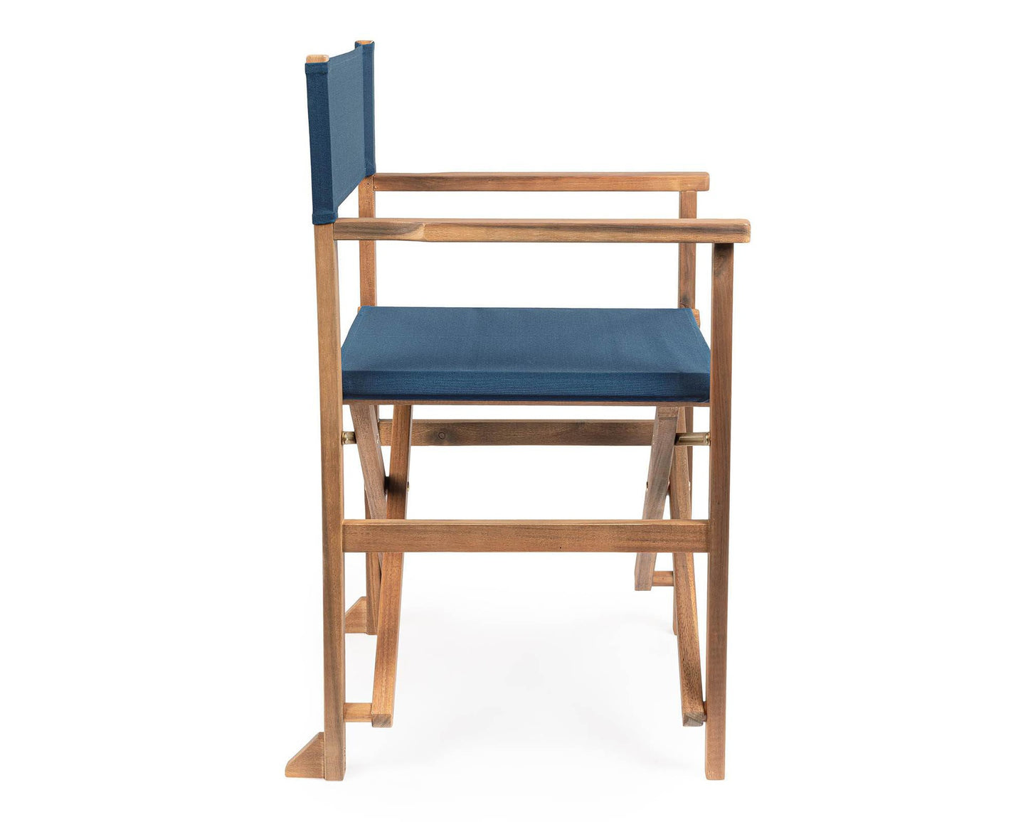 Chaise de Réalisateur Noemi Bleu - Bois d'Acacia - Tissu Polyester - 52x59x83 cm