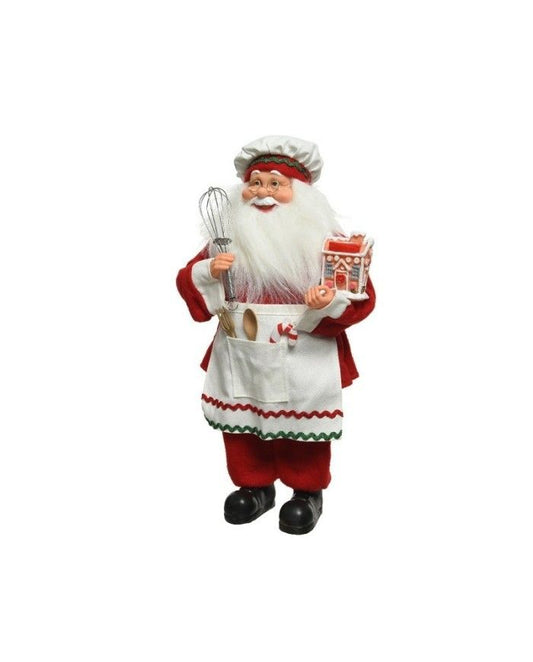 Figurine Père Noël Chef H45