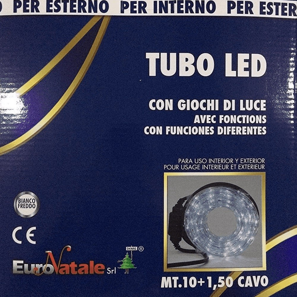 Tube LED blanc avec moteur pour extérieur 10 mètres Euronatale