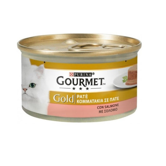 Pâté de Saumon Gourmet Gold Purina 85 grammes