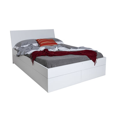 Lit coffre Queen Size avec 4 tiroirs 166x220x96H