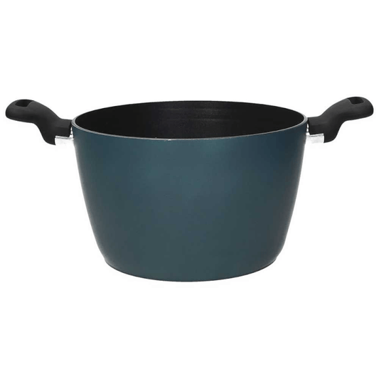 Cocotte 2 anses 24 cm aluminium bleu