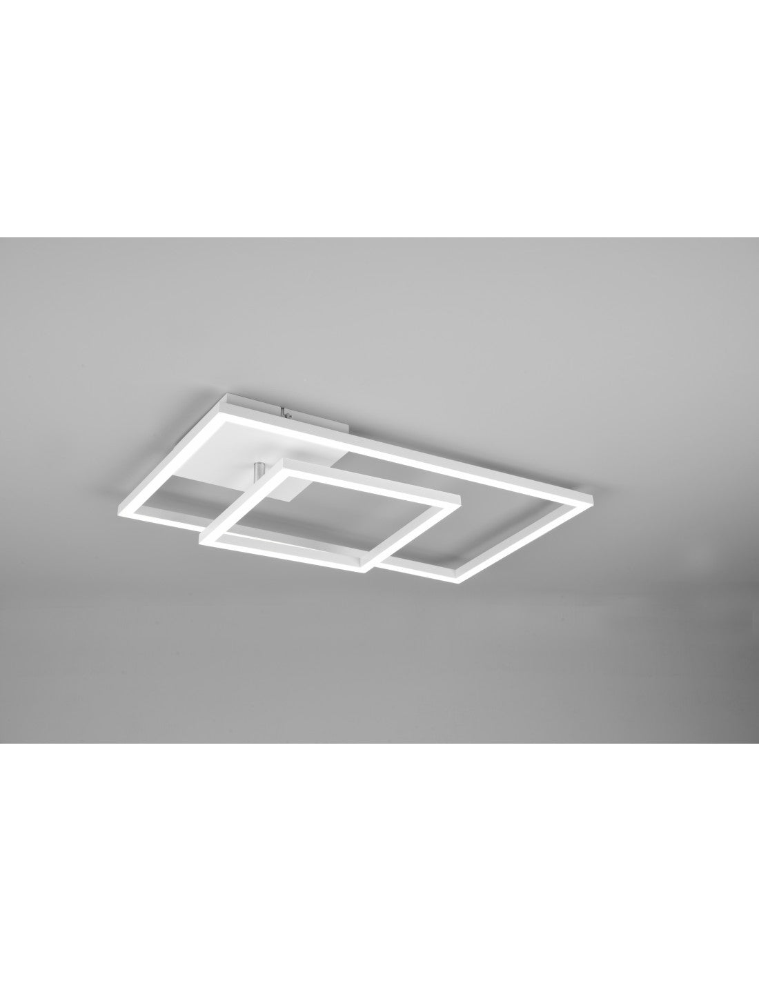 Plafonnier Carré Ajustable Variateur LED Pan Blanc Trio Lighting