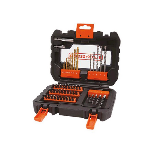 Ensemble de perçage et de vissage Black &amp; Decker, 50 pièces