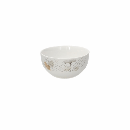 Bol romantique 630 cc Poésie Beige Porcelaine Linhea Madison