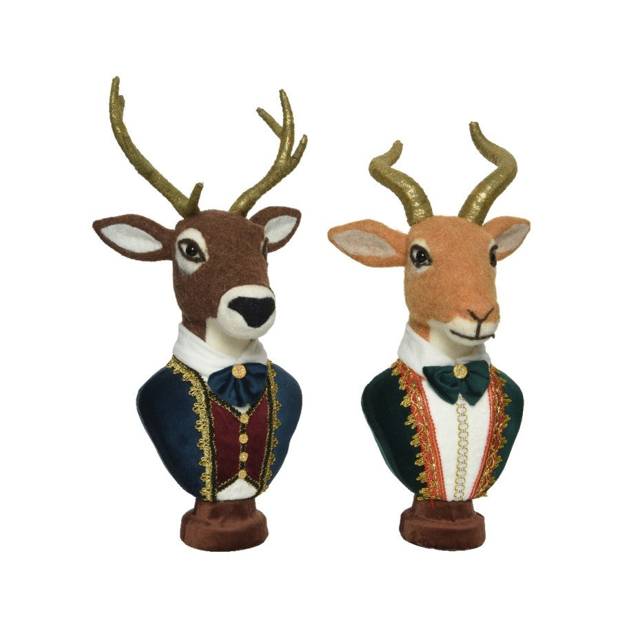 Sculptures de cerfs assorties - Dimensions : H49