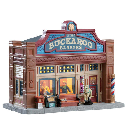 Lemax Little Buckaroo Barbershop - Le salon de coiffure Little Buckaroo pour le village de Noël