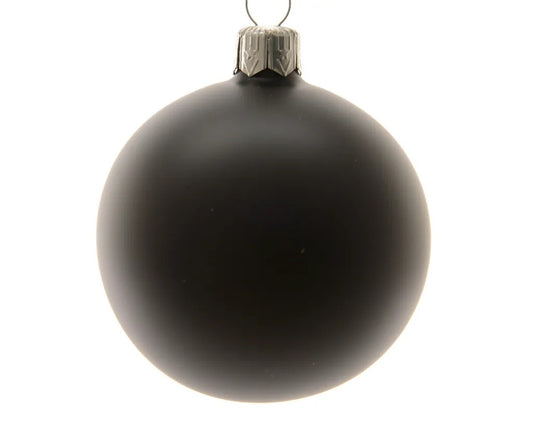 Boule de Noël Noir Mat 8mm