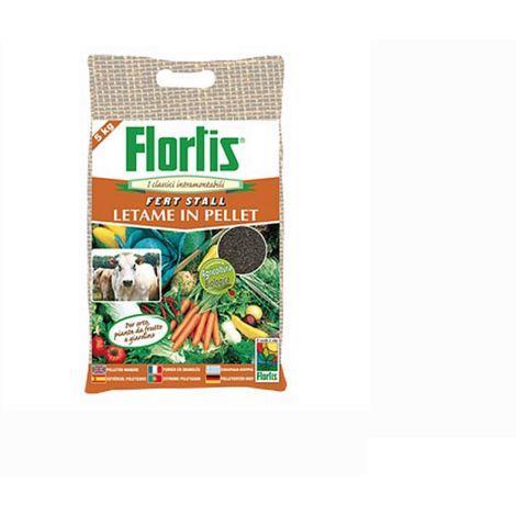 Flortis Pellet Engrais naturel pour pelouses et jardins 5 kg