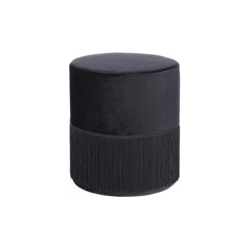 Pouf Leilani Noir D.38 Bizzotto