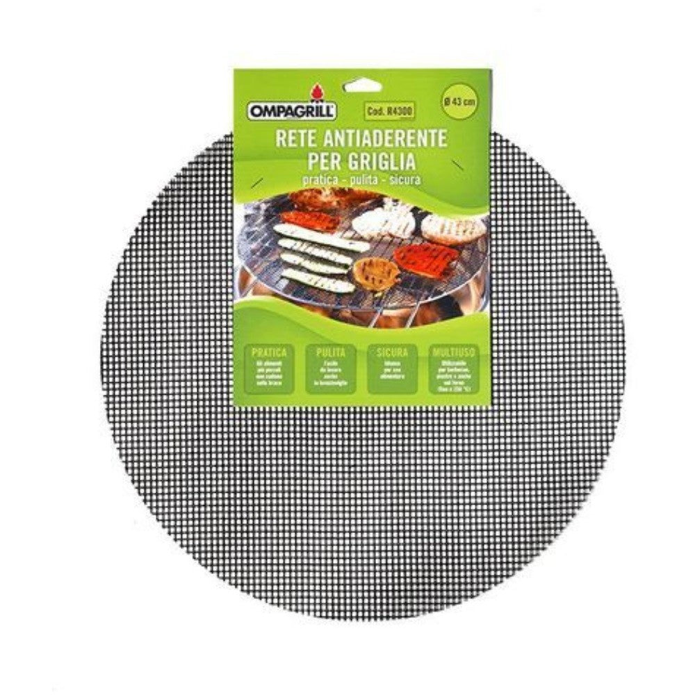 Grille antiadhésive Ompagrill pour plancha ou grill 43 x 43 centimètres