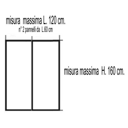 Moustiquaire ECCO MAGNET 120X160 BLANCHE POUR FENÊTRE