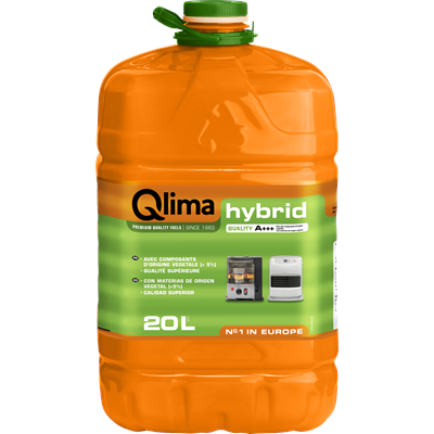 Combustible pour poêle Qlima Hybrid 20L : le seul d'origine végétale