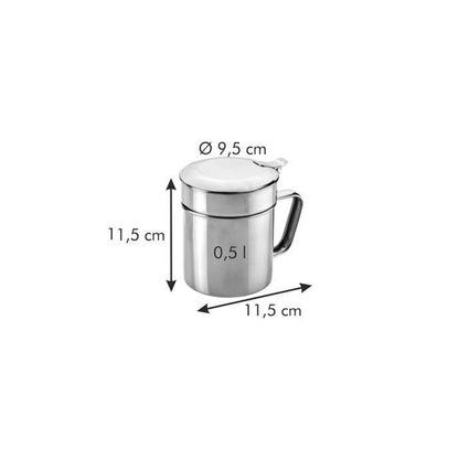 Conservateur d'huile GrandChef en acier inoxydable 0,5L