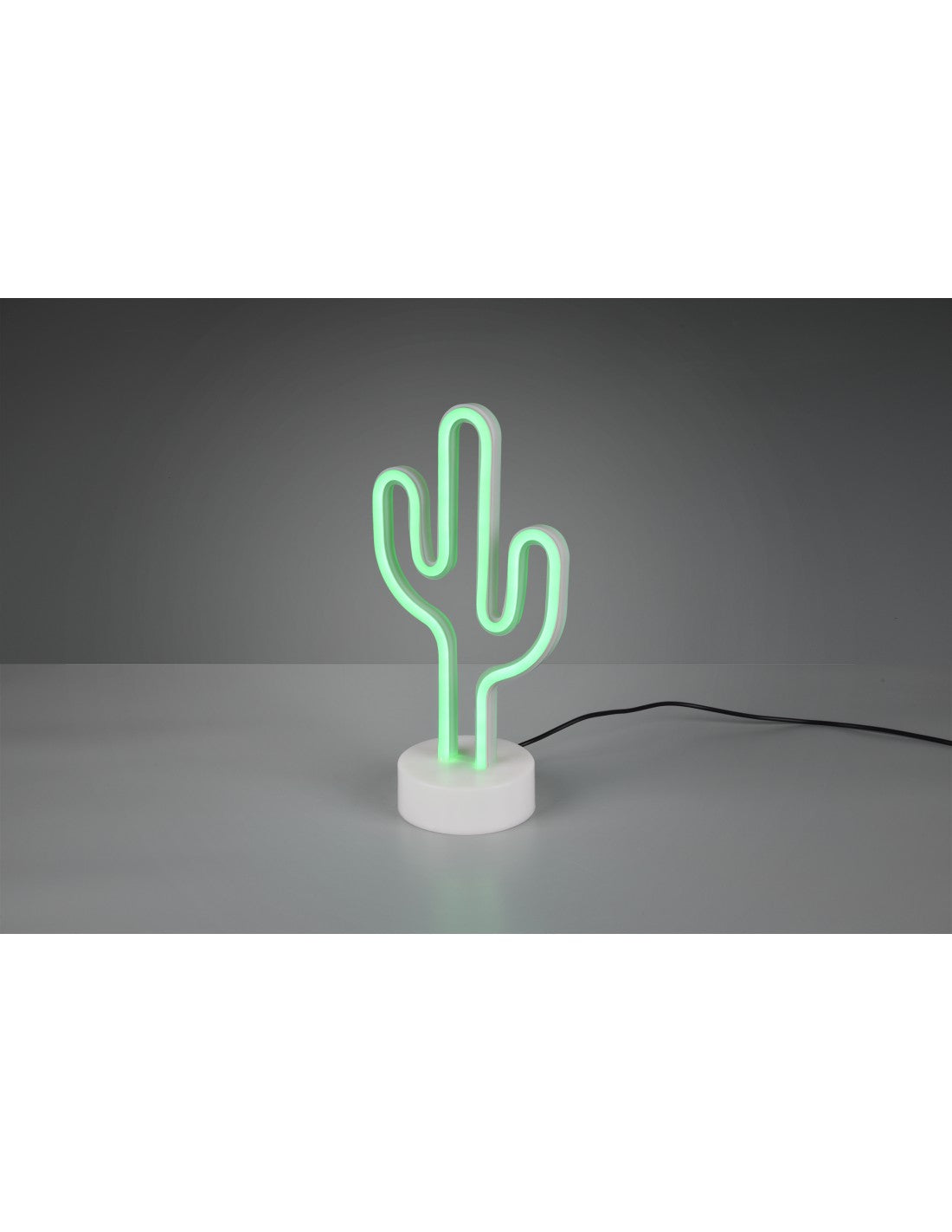 Lampe de Table Cactus Moderne LED Verte H29 cm Trio Lighting