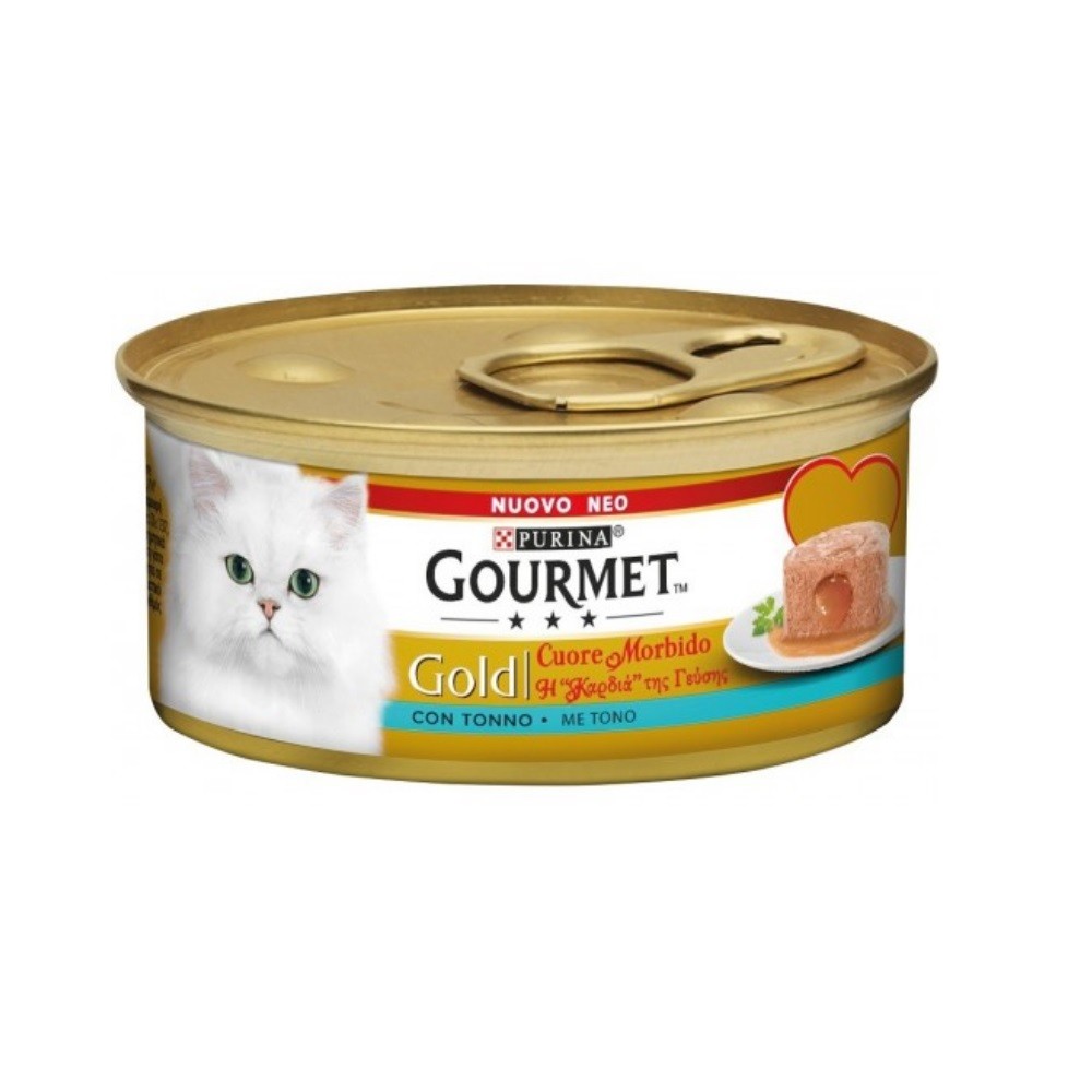 Gourmet Gold Cuore Thon tendre Purina 85 grammes