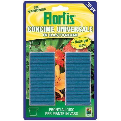 Flortis Engrais Universel Bâtons Bleus 40Gr pour Plantes et Fleurs en Pot