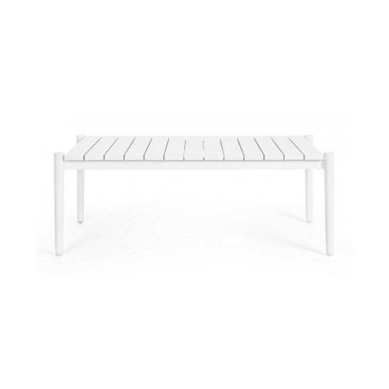 Table basse Calypso blanche 110x60 cm