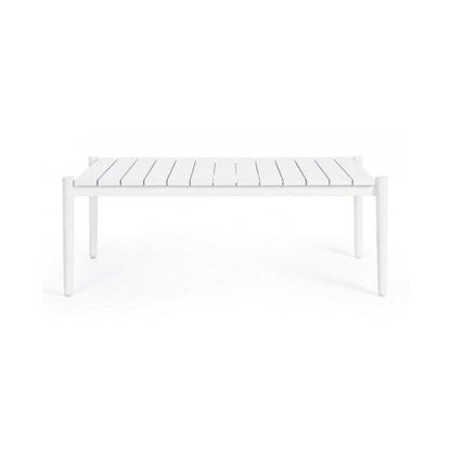 Table basse Calypso blanche 110x60 cm