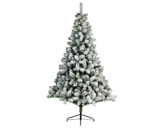 Sapin de Noël en pin enneigé diamètre 178 cm x 300 h