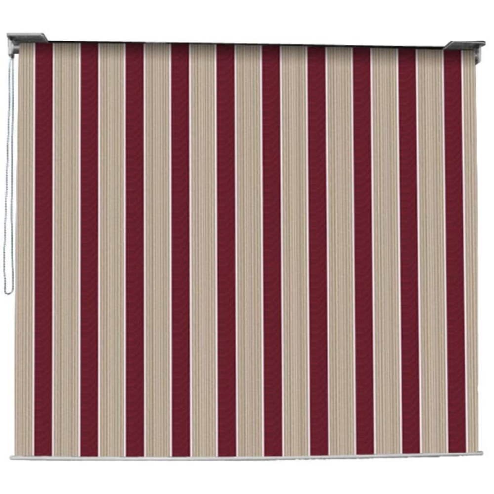 Auvent Mikonos beige - bordeaux 2 x 2,5 mètres Verdelook