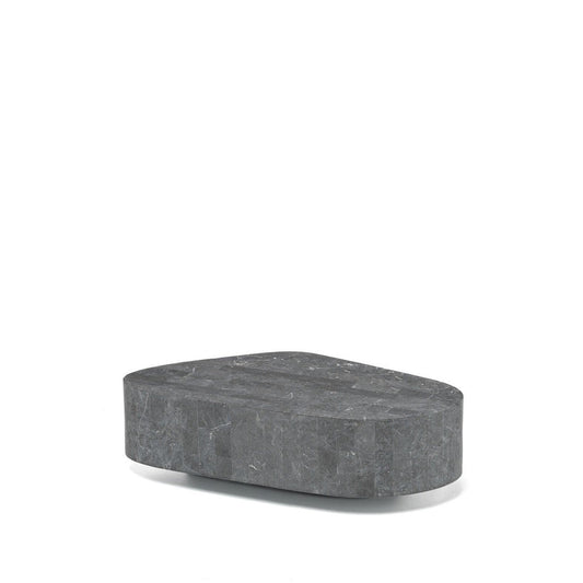 Table basse moderne en pierre grise 100 x 52 xh 28 cm