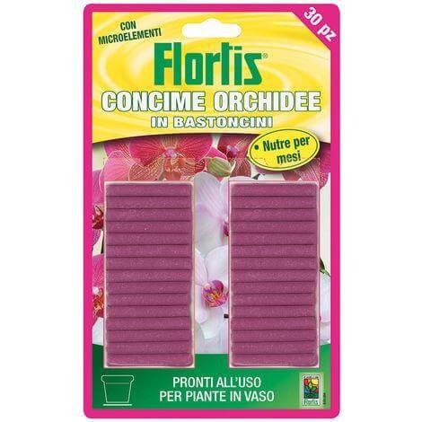 Flortis Engrais pour orchidées en bâtonnets 30 pièces