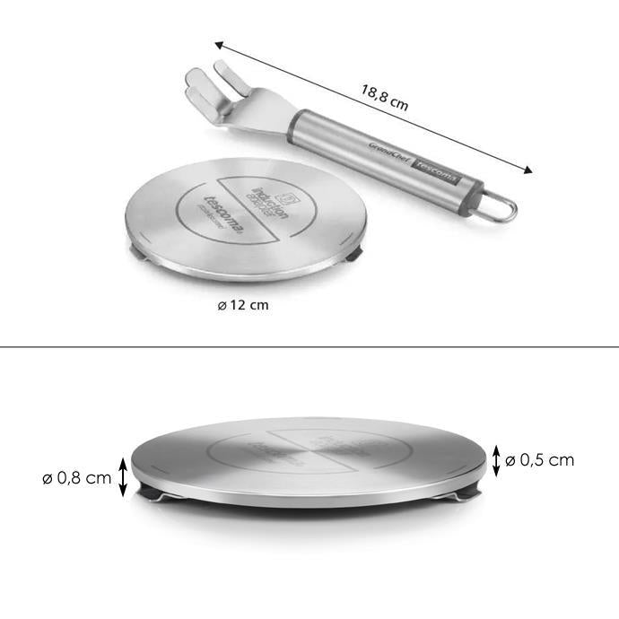 Disque adaptateur pour plaques à induction GrandChef D12 cm