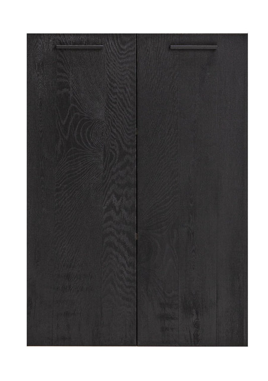 Paire de portes coloris anthracite H 104,7x L75xP1,6 cm - Facile à monter