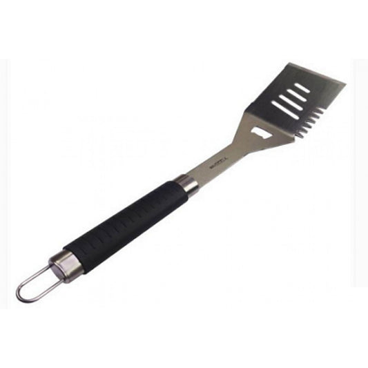 Spatule de barbecue en acier inoxydable avec ouverture - 49,5 cm