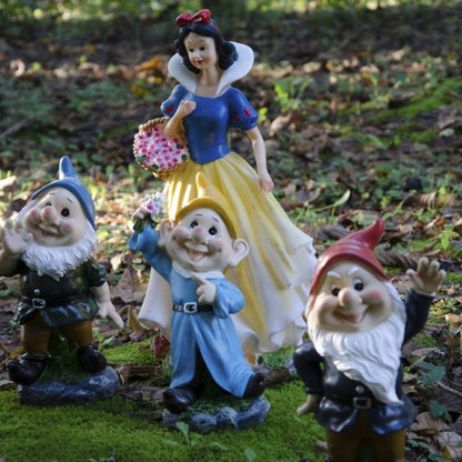 Statue de jardin Dame Blanche Neige Verdelook