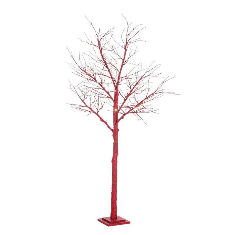 Sapin de Noël en bois rouge H210 x Ø70 cm