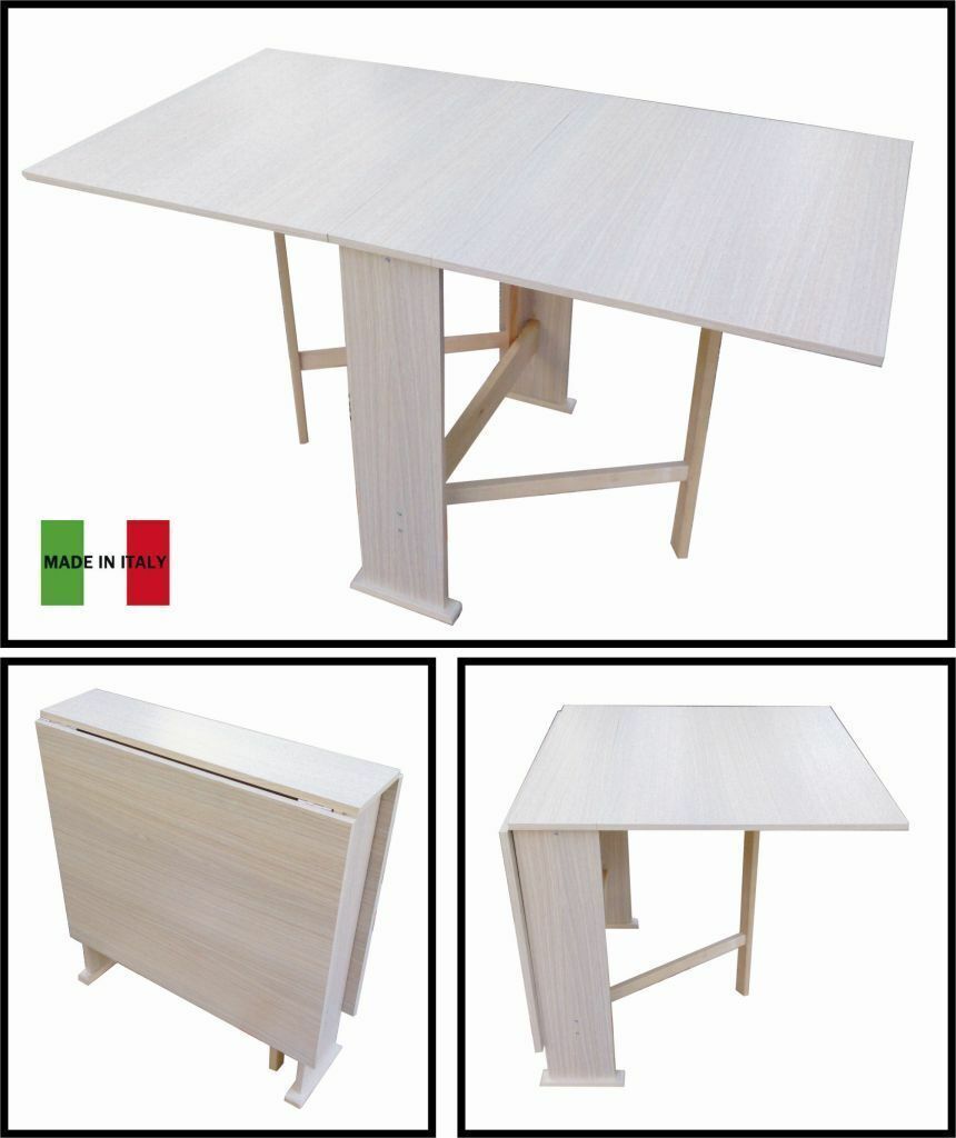 Table pliante Susanna blanche 75x45 cm