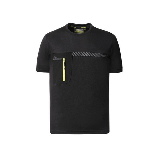 T-Shirt Christal Upower Noir Carbone L