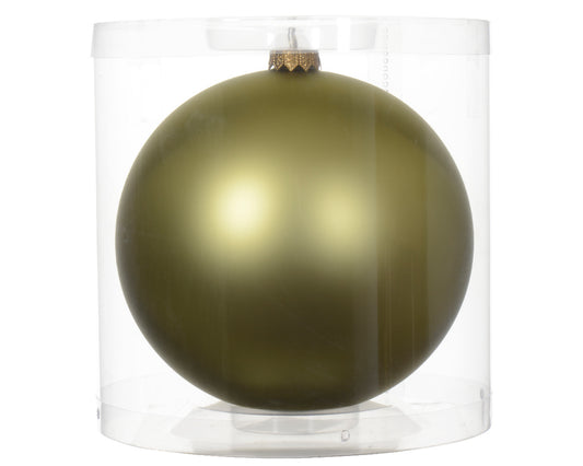 Boule de Noël Verre opaque pour boules de Noël couleur pistache ø 15cm