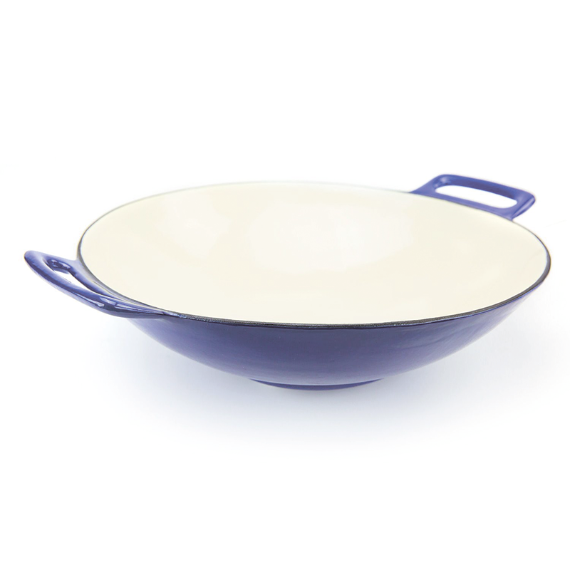 Wok en fonte de porcelaine Ø36 cm Broil King