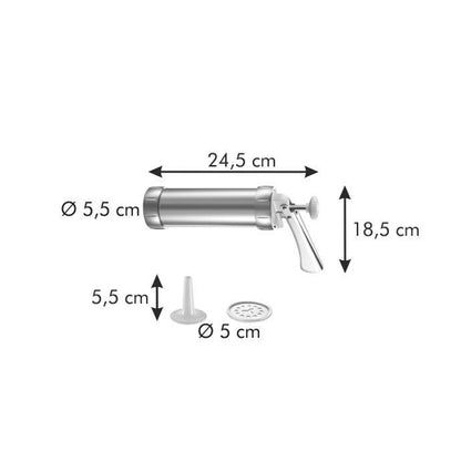 Pistolet à biscuits en métal Delicia / décorateur de gâteaux